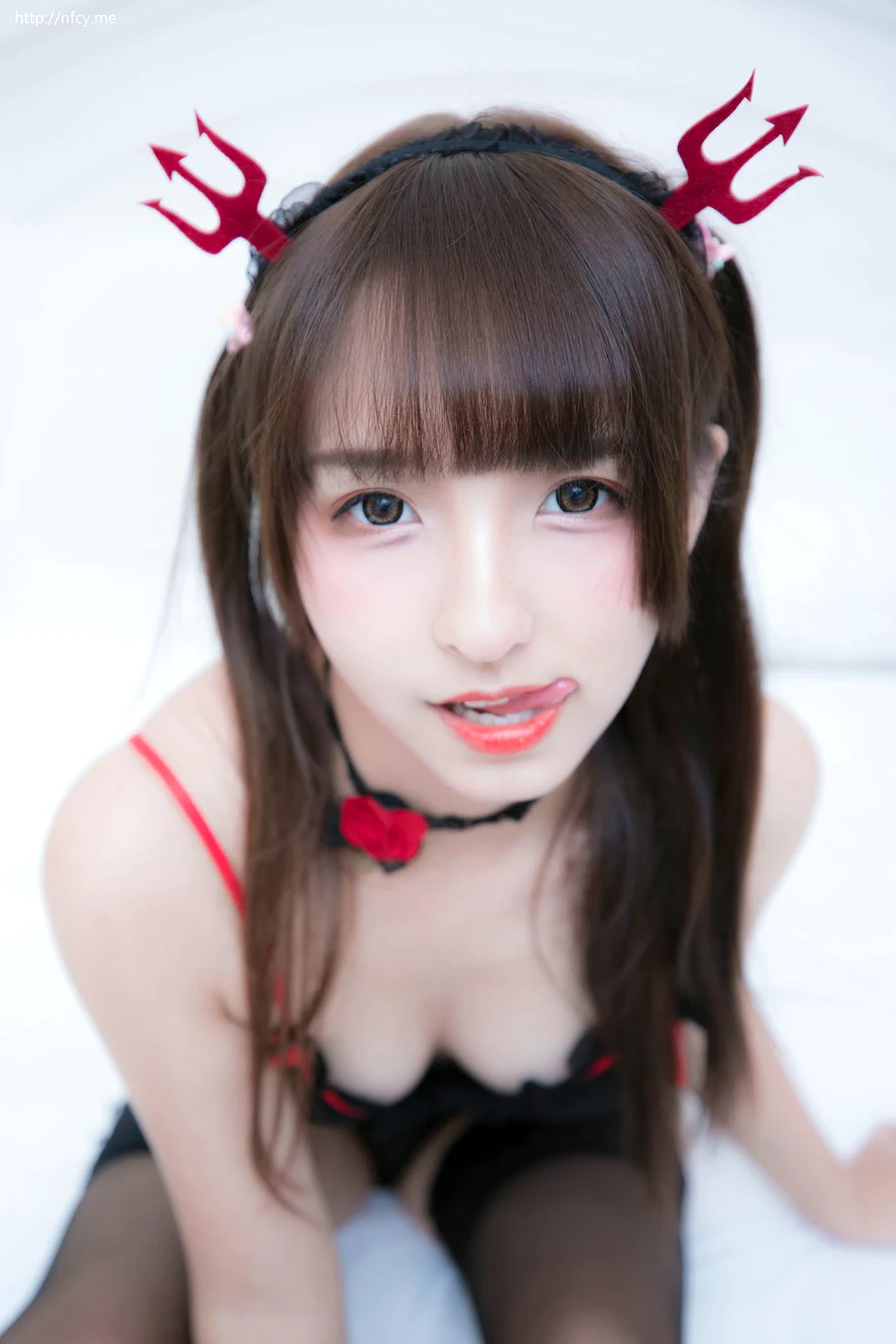 神楽坂真冬 – Little Devil cosplay-第1张