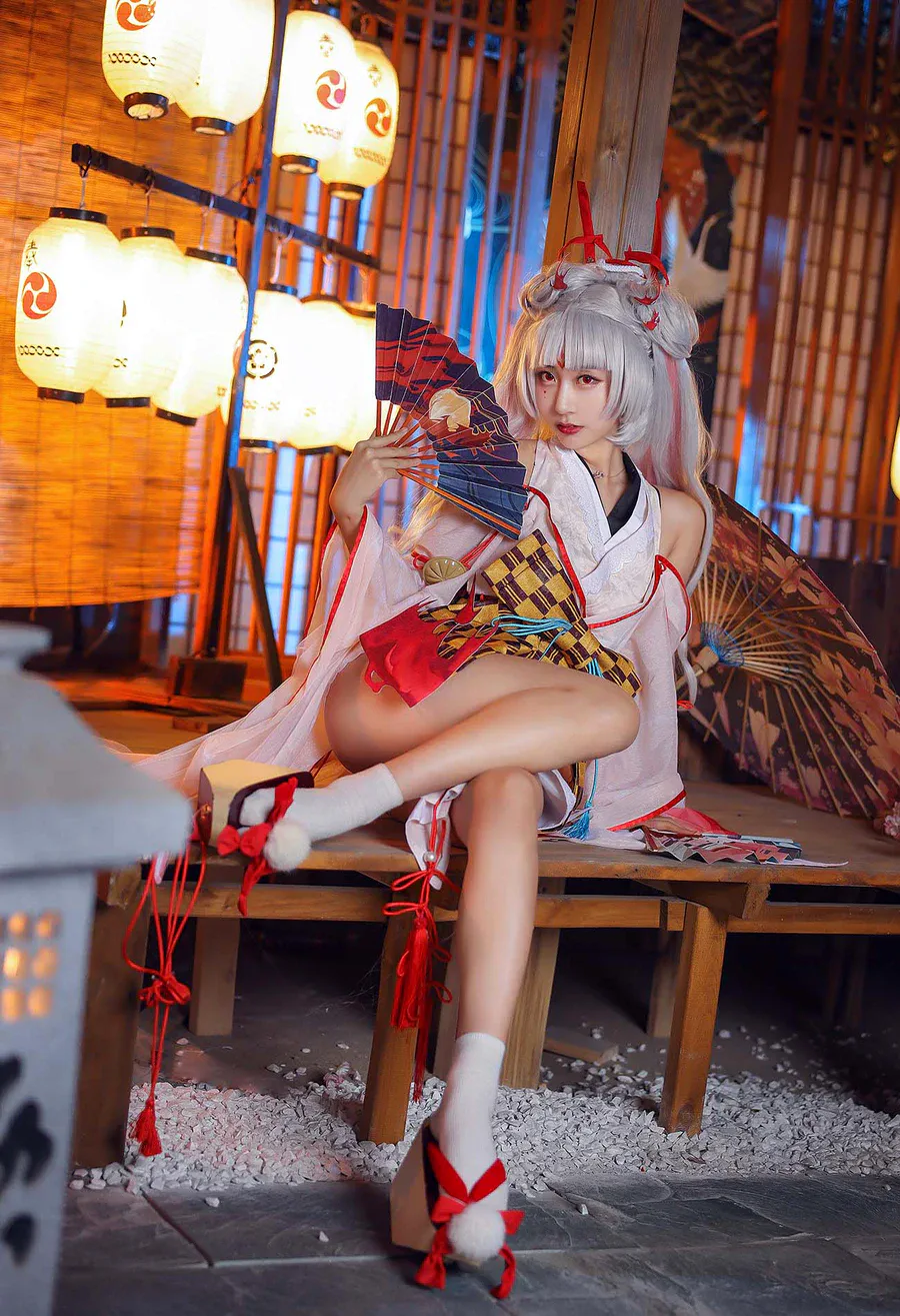 网红美女黑川-不知火舞 cosplay-第1张