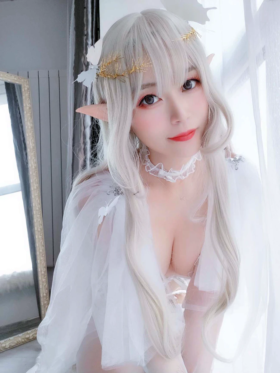 白银81 – 纯白精灵 cosplay-第1张