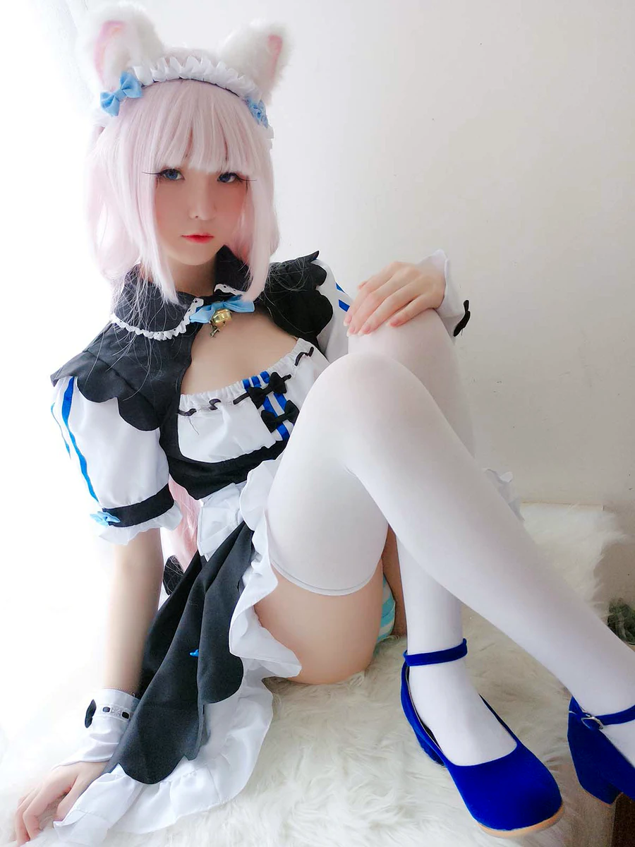 网红美女一小央泽-猫娘香子兰 cosplay-第1张