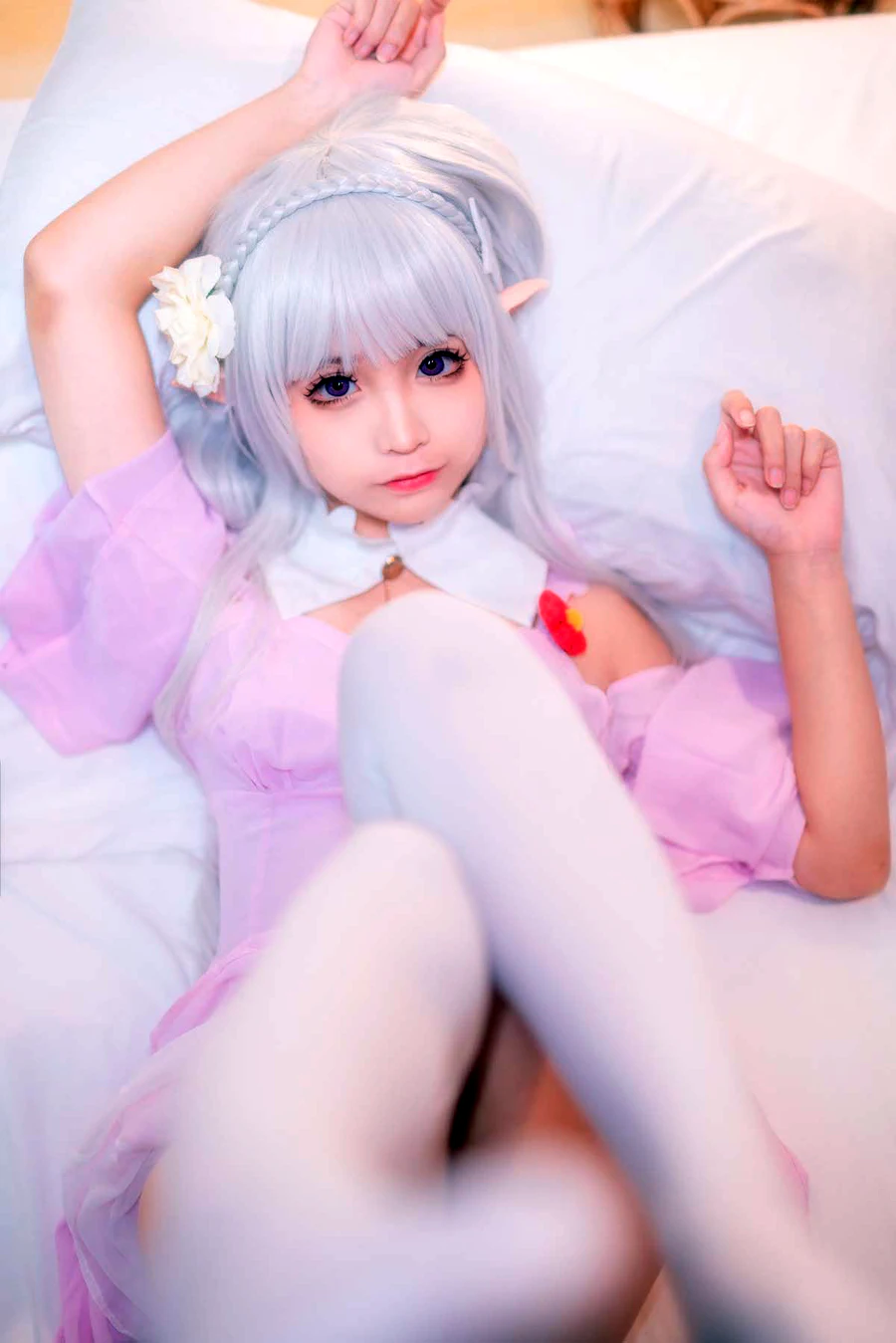 蠢沫沫-艾米莉亚的睡衣 cosplay-第2张