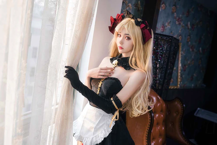 南桃Momoko – 艾蕾女仆 cosplay-第2张