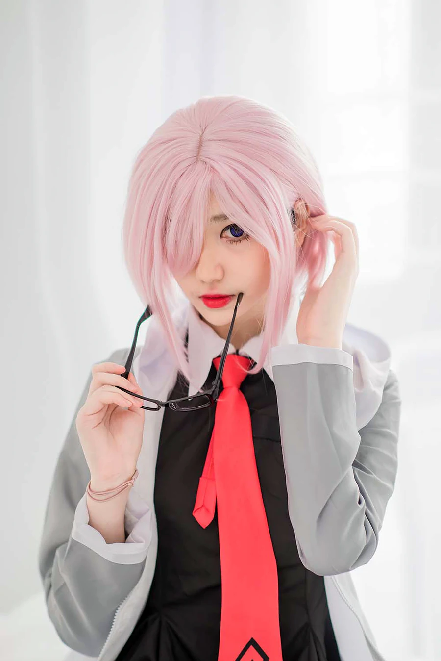 南桃Momoko – 玛修制服 cosplay-第1张