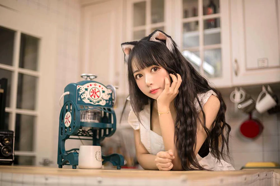 黑猫猫OvO – 厨房 cosplay-第2张