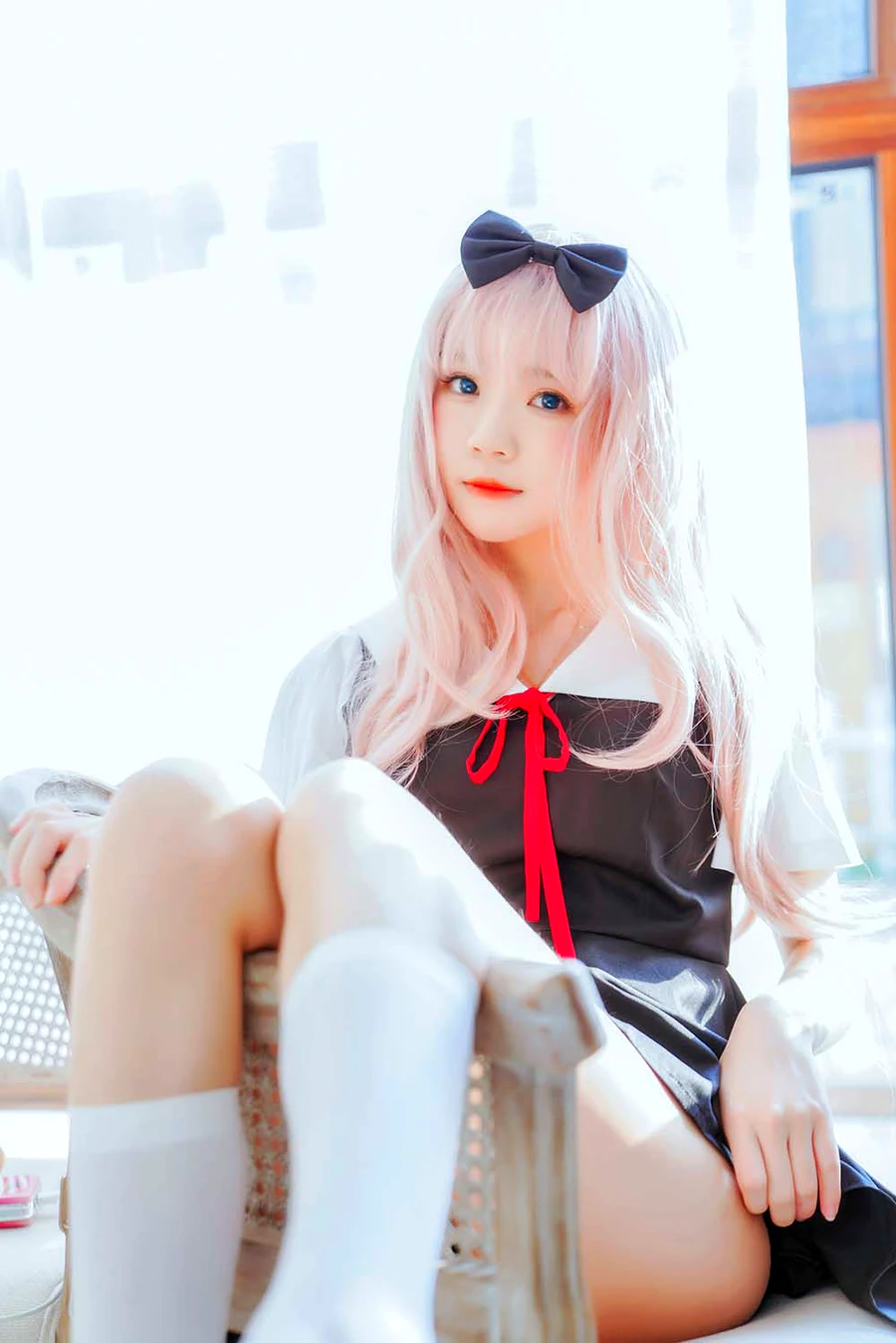 桜桃喵 – 藤原千花 cosplay-第2张