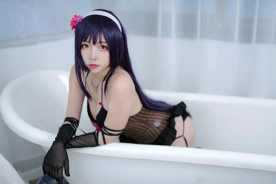 二佐Nisa – 路人学姐 睡衣 cosplay-第2张