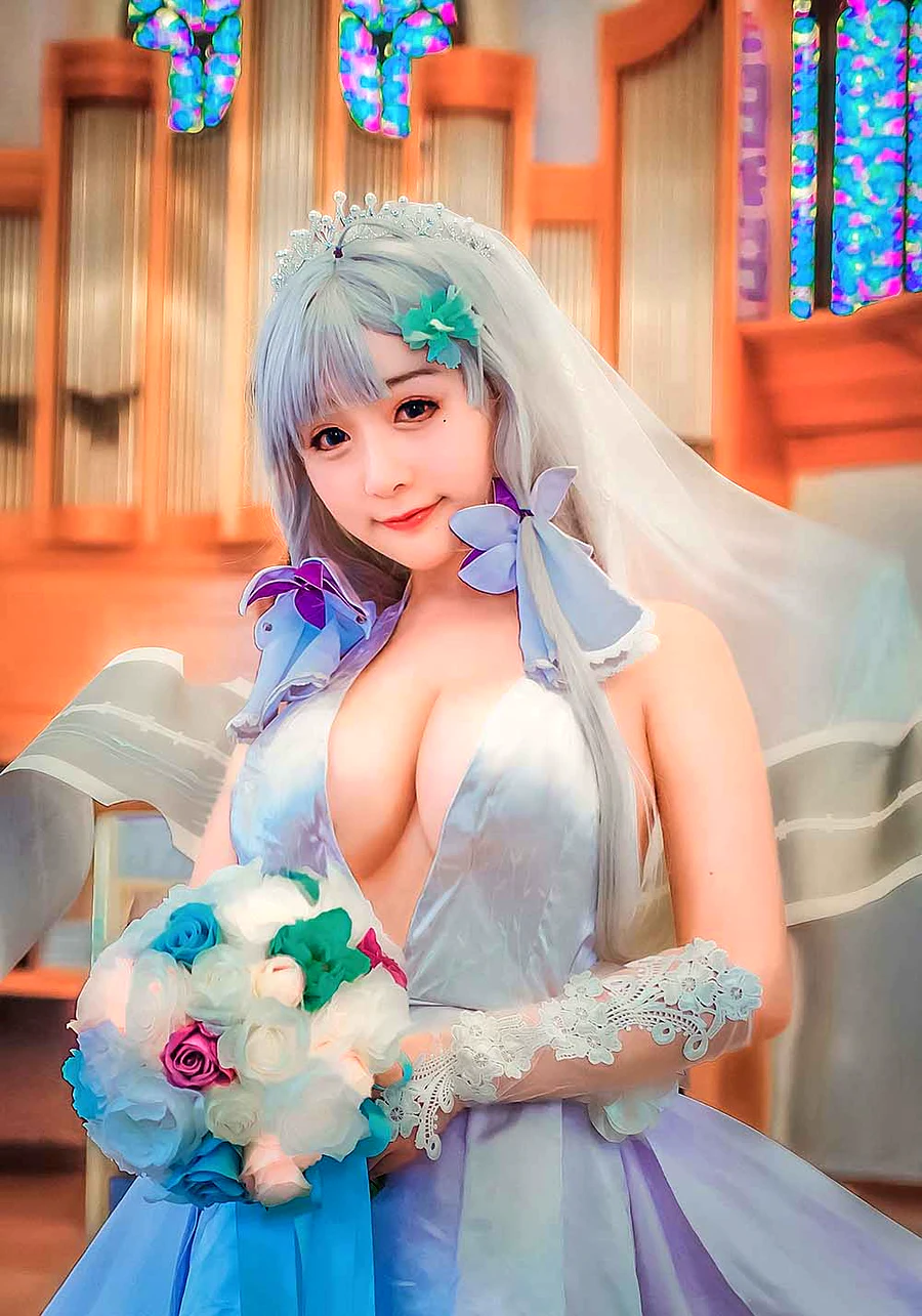 三刀刀Miido – 碧蓝航线-光辉 cosplay-第2张