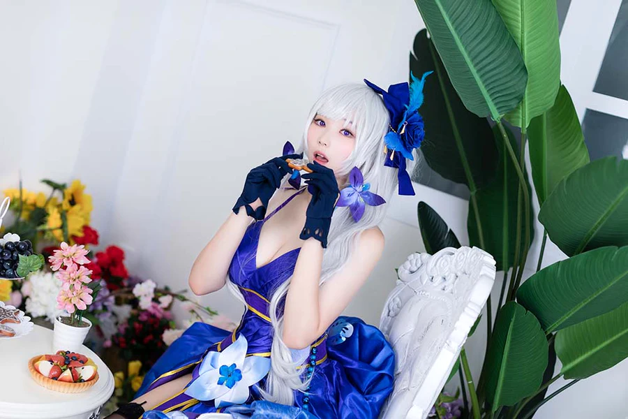 BamBi写真 – Azur Lane – Illustrious (Never-Ending Tea Party ver.) cosplay-第2张