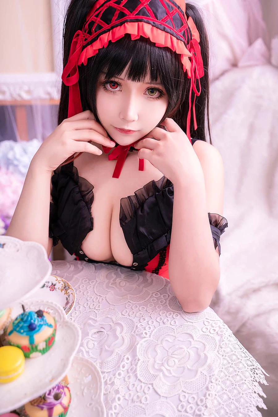 抱走莫子aa – 狂三 cosplay-第2张