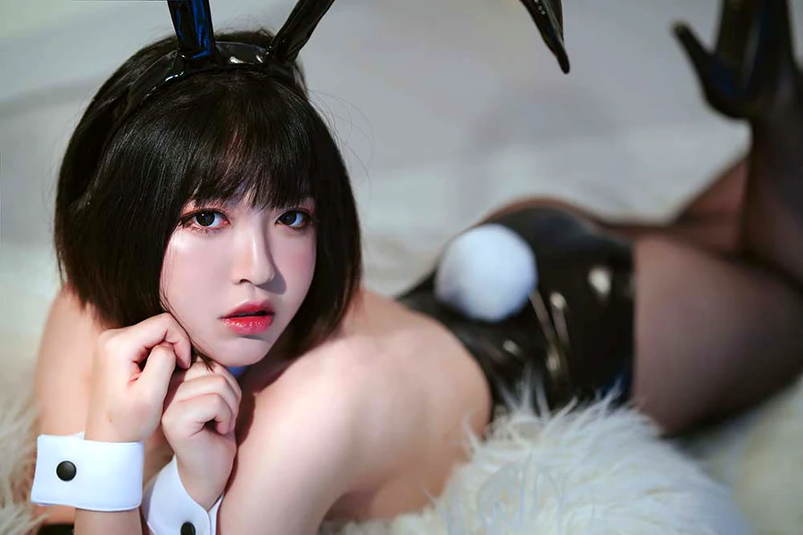 半半子 – 兔子 バニーガール BUNNY BANBANKO cosplay-第2张