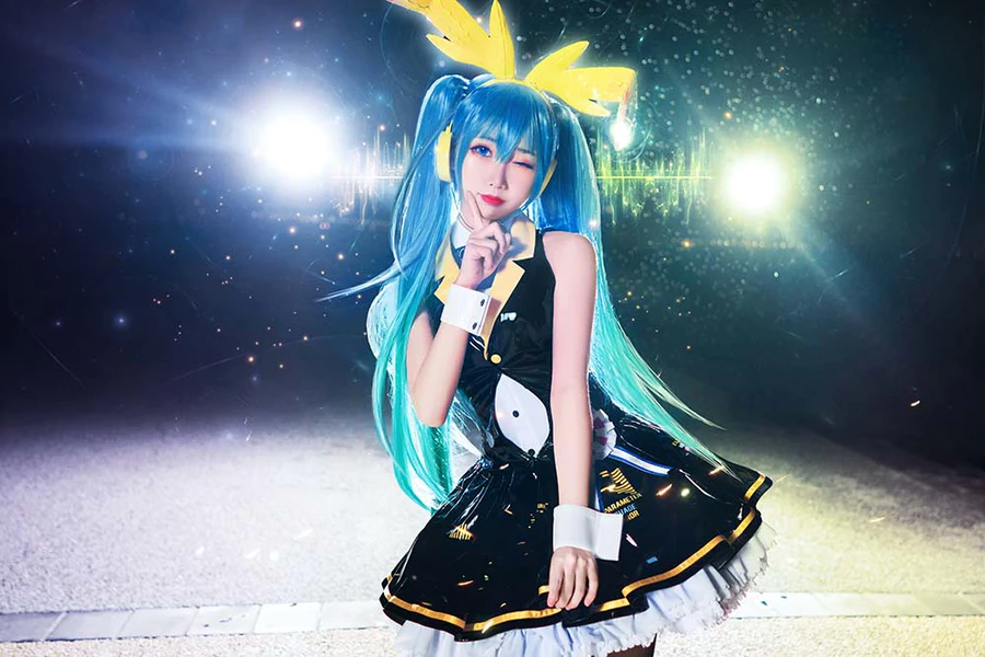 面饼仙儿 – 初音Miku cosplay-第2张