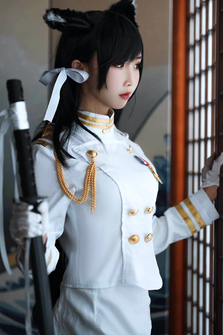 面饼仙儿 – 爱宕原皮 cosplay-第1张