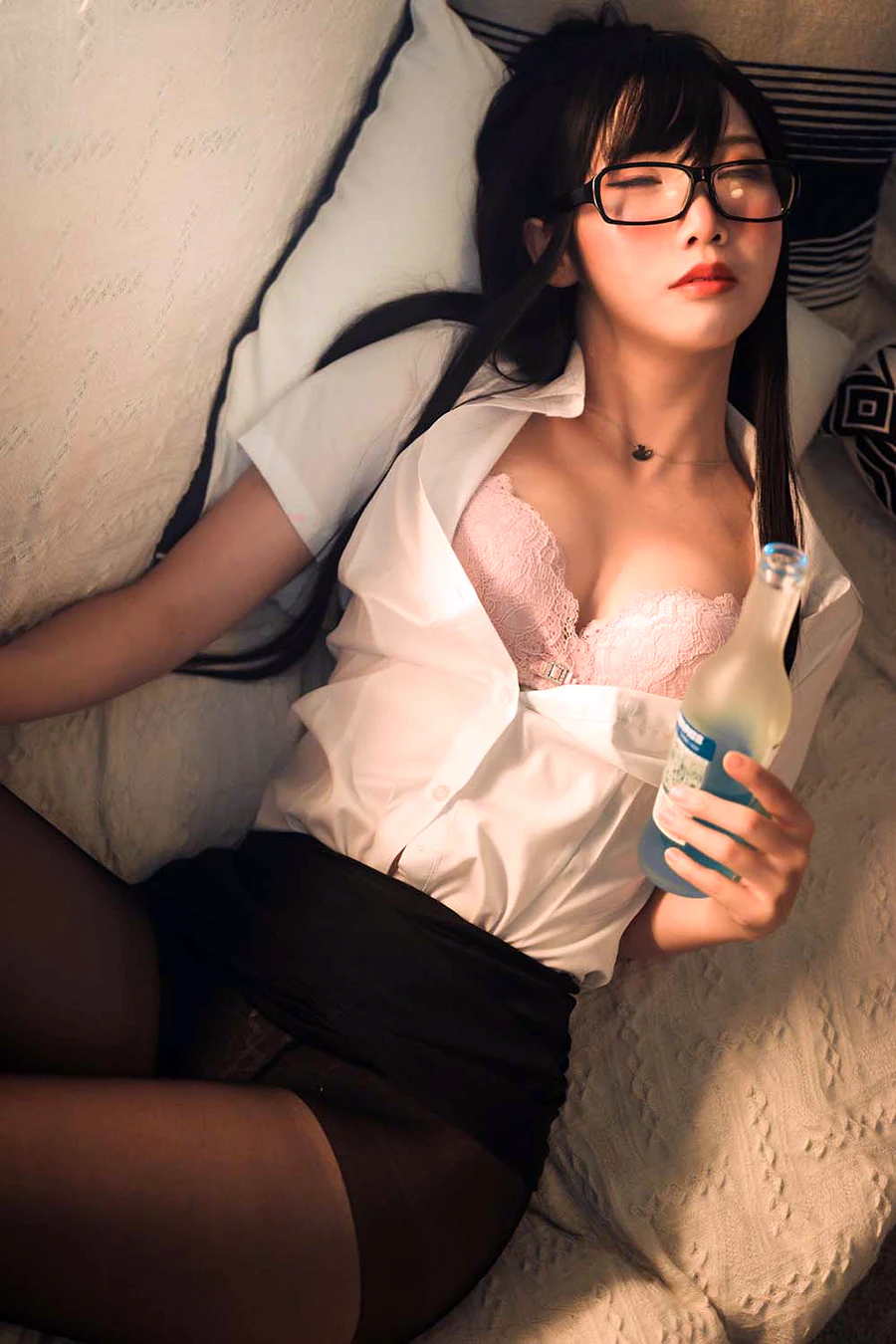 面饼仙儿 – 黑丝OL cosplay-第2张