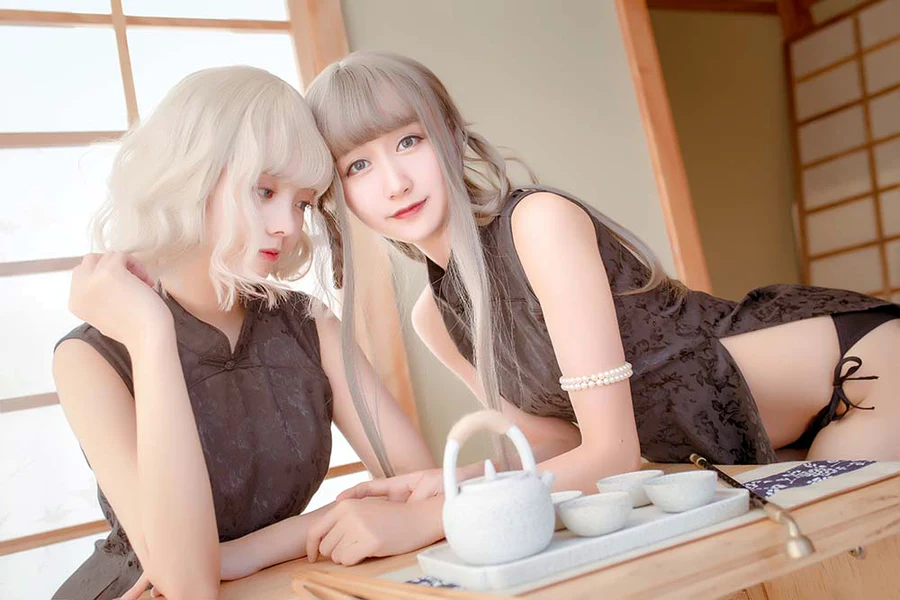 木绵绵OwO – 魔女旗袍&小野妹子 cosplay-第2张