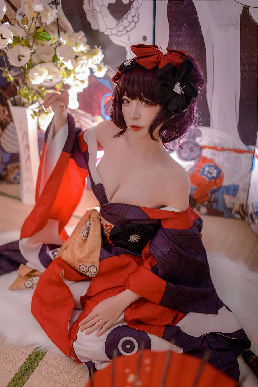 二佐Nisa – Fate葛饰北斋 cosplay-第1张