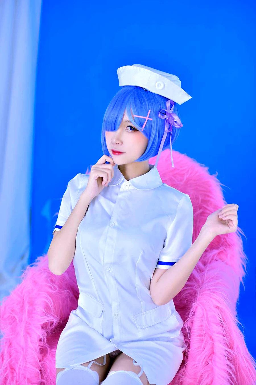 二佐Nisa – 蕾姆护士 cosplay-第1张