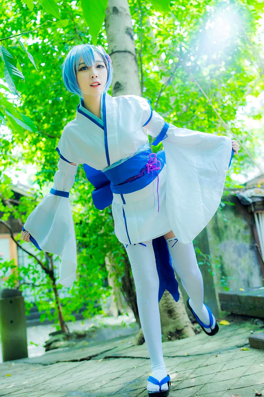 二佐Nisa – 蕾姆1号本 cosplay-第1张