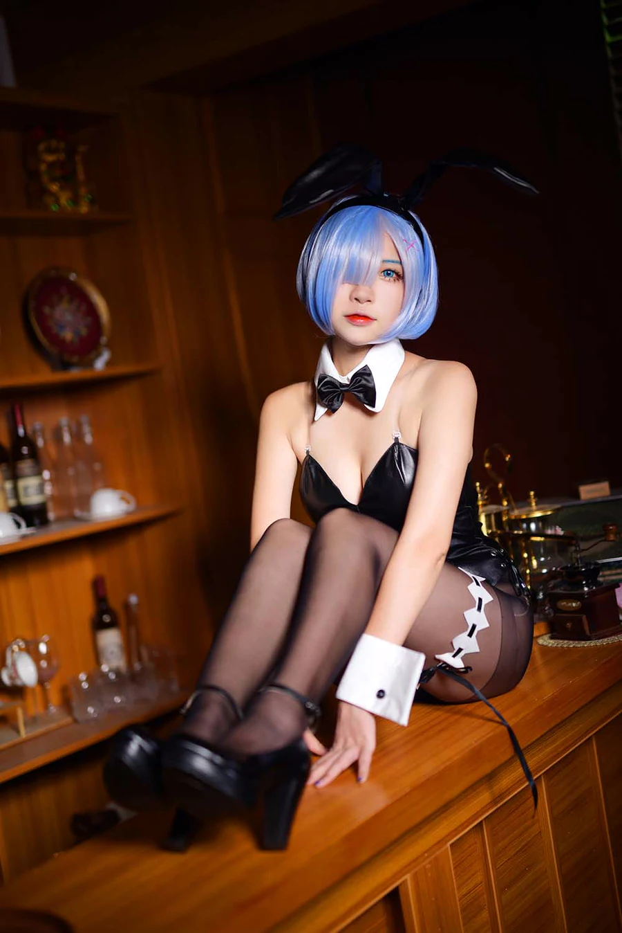 二佐Nisa – 蕾姆1号本 cosplay-第4张