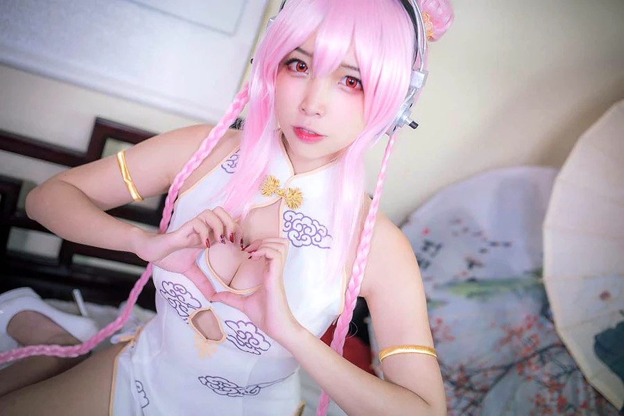 二佐Nisa – 索尼子旗袍 cosplay-第1张