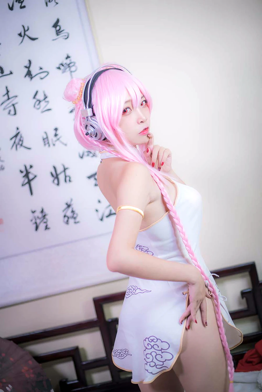 二佐Nisa – 索尼子旗袍 cosplay-第2张