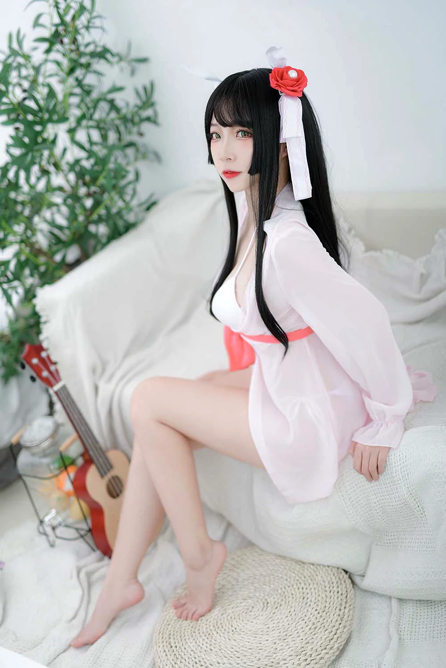 二佐Nisa – 睡衣 cosplay-第1张