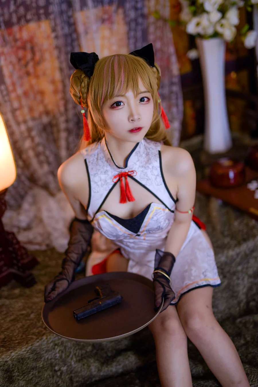 二佐Nisa – 少女前线MK23 cosplay-第1张