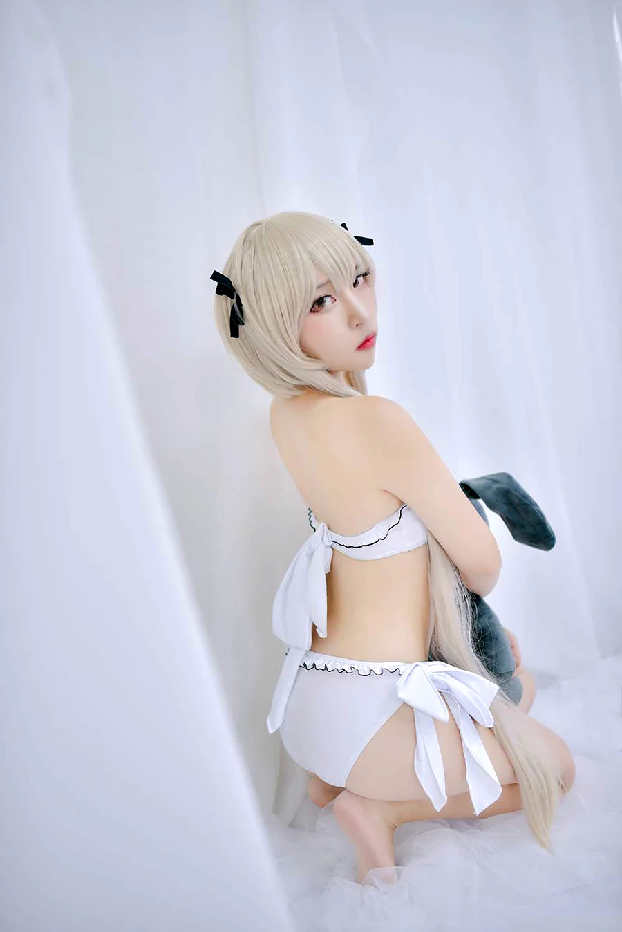 二佐Nisa – 穹妹泳衣 cosplay-第1张