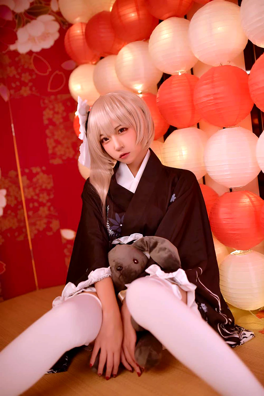 二佐Nisa – 穹妹和服 cosplay-第1张