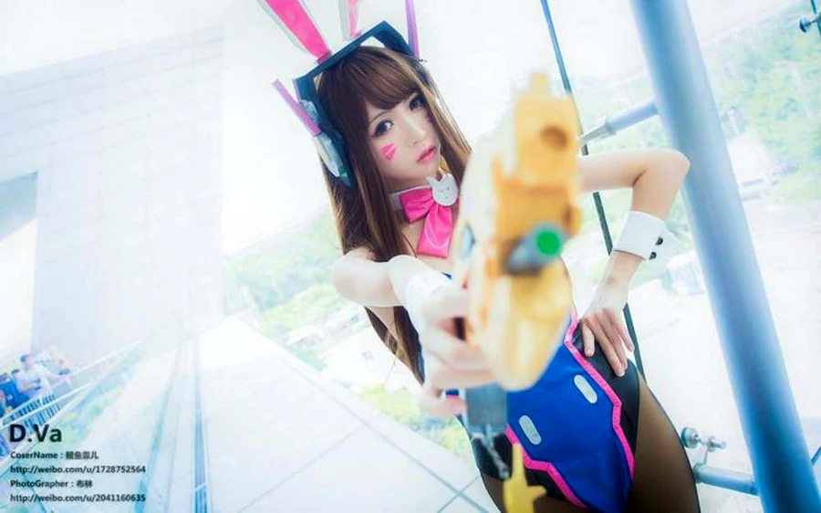 鳗鱼霏儿 – D.VA cosplay-第1张