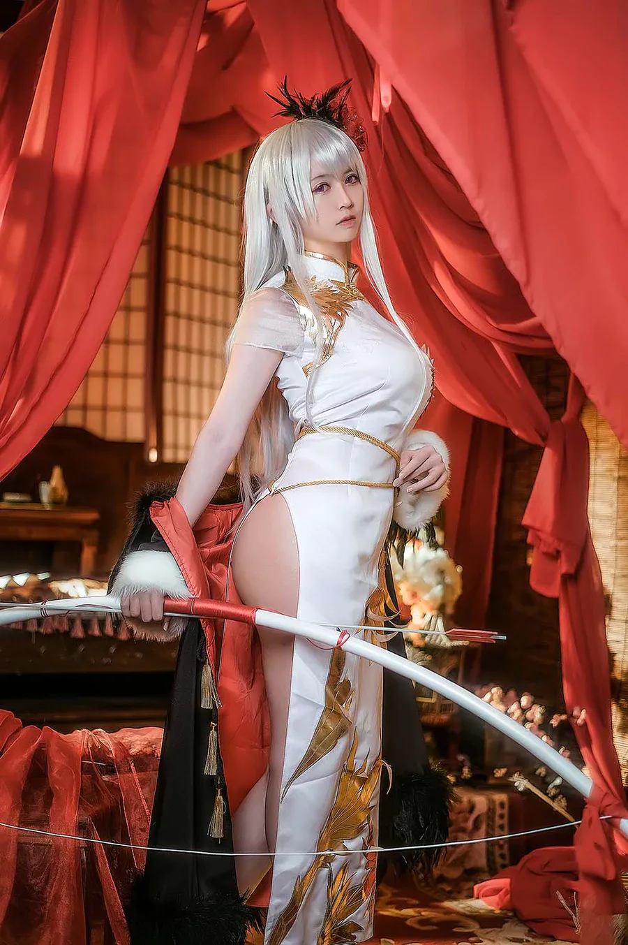 鳗鱼霏儿 – 碧蓝华裳 企业 cosplay-第1张