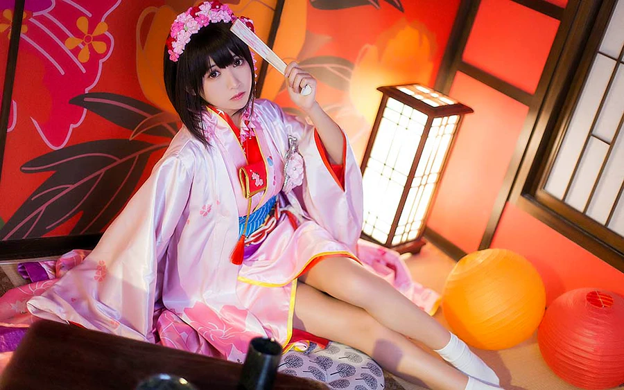 鳗鱼霏儿 – 圣人惠之和服 cosplay-第2张