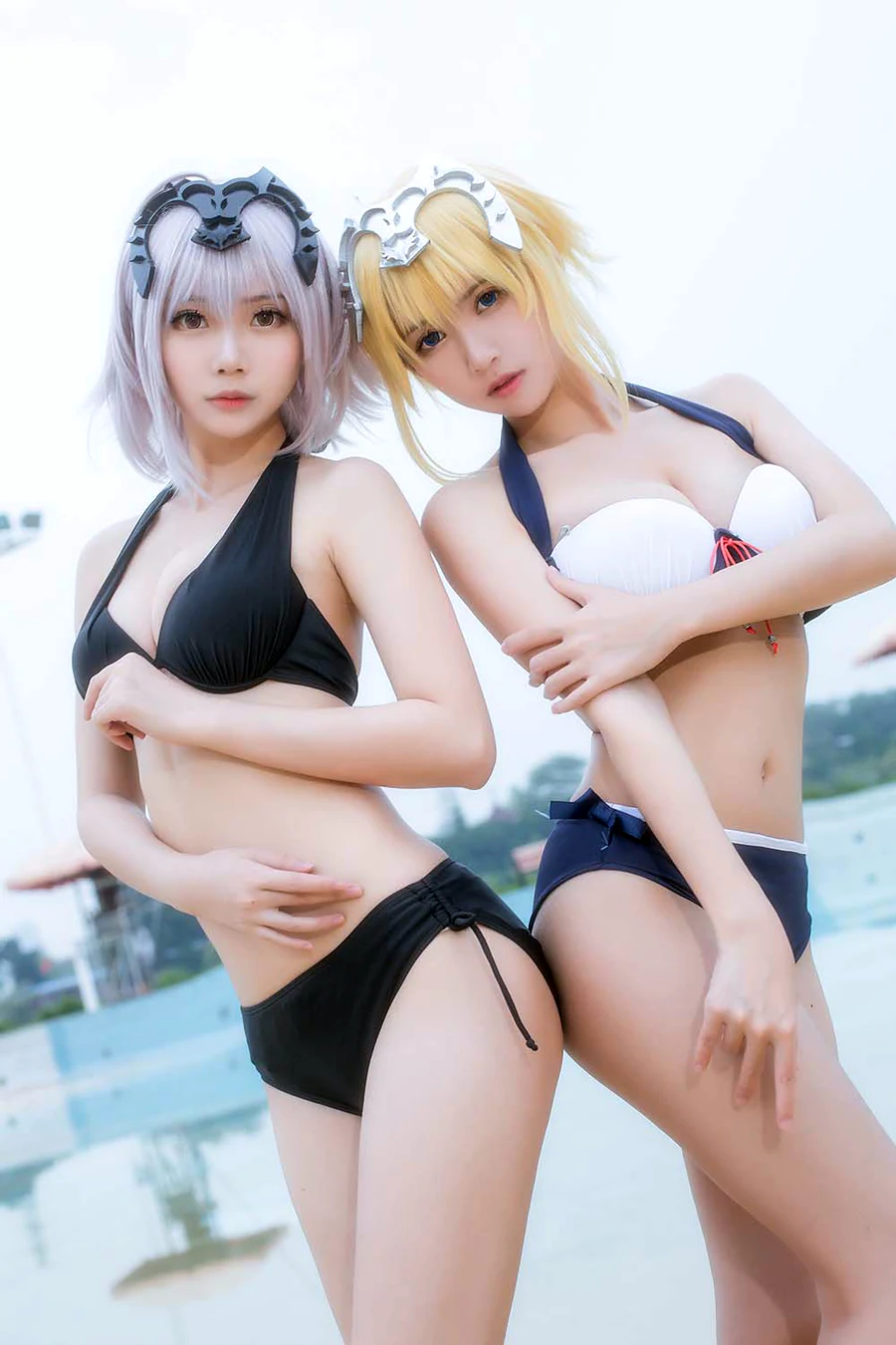 鳗鱼霏儿&大肉丸 – 贞德 cosplay-第1张