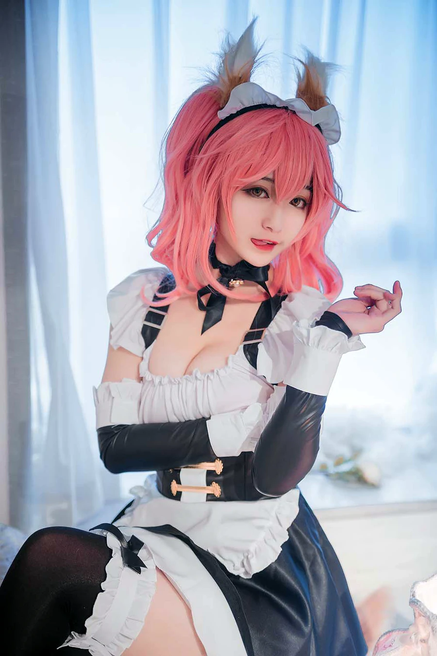 鬼畜瑶在不在w – 玉藻前女仆 cosplay-第1张