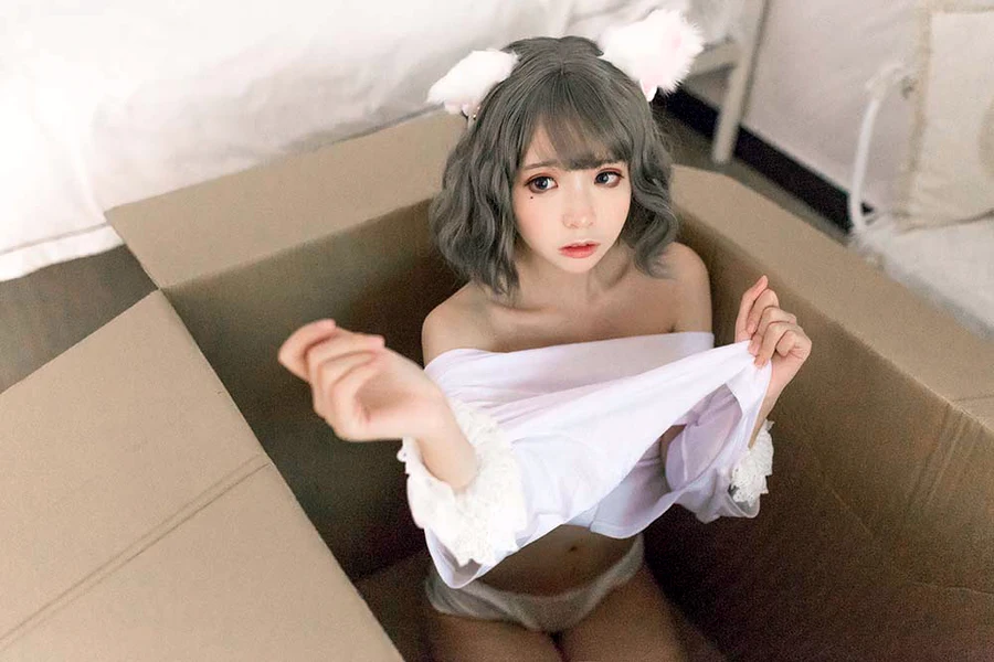 疯猫ss – 白猫 cosplay-第1张