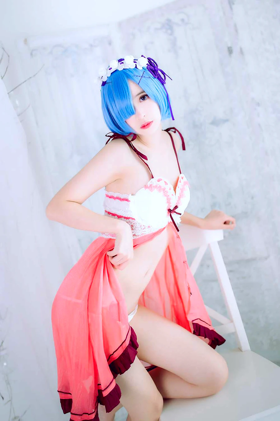 疯猫ss – 蕾姆 cosplay-第1张