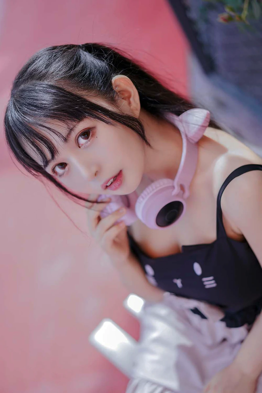 黑猫猫OvO – pink cosplay-第2张