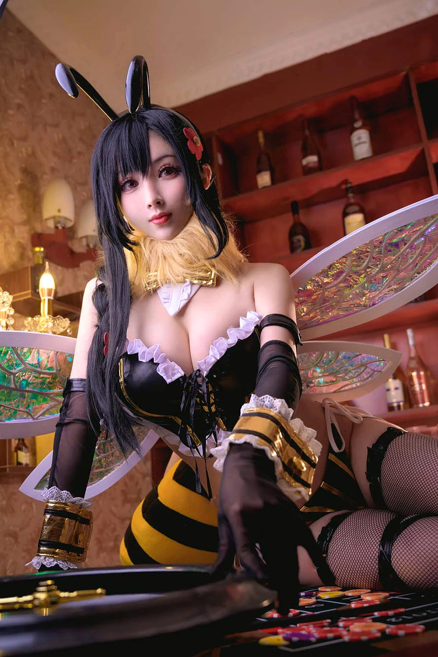 rioko凉凉子 – 蒂法little bee cosplay-第2张