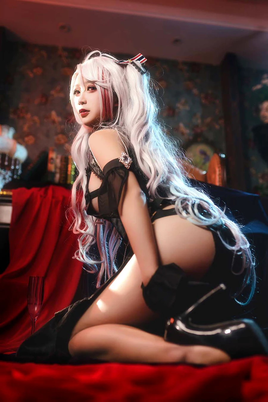 樱落酱w – 欧根礼服 cosplay-第1张