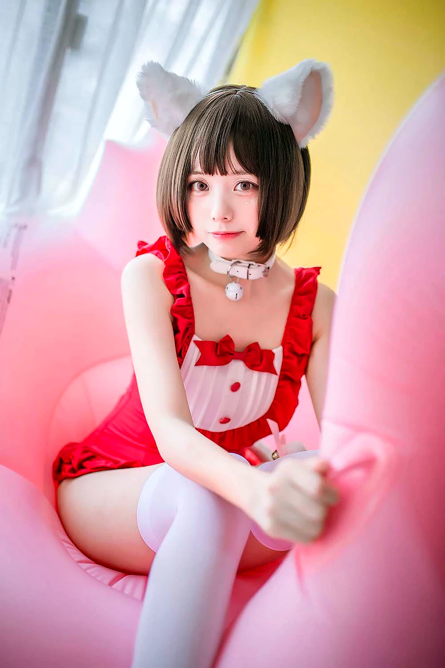 小野妹子w – 猫系泳衣 cosplay-第2张