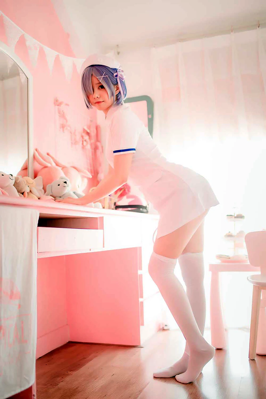 小野妹子w – 蕾姆-护士姐姐 cosplay-第2张