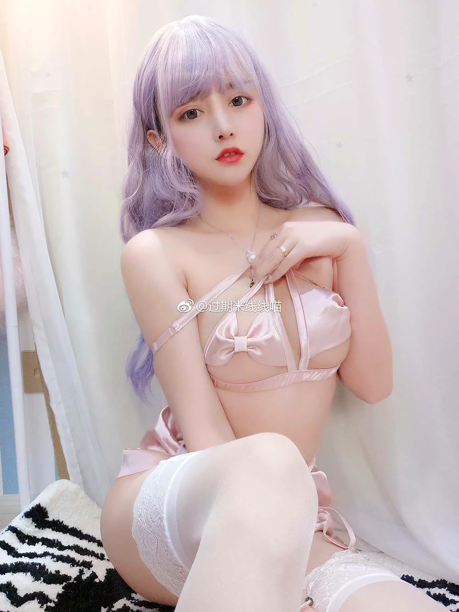 过期米线线喵 – 粉色有动态图 cosplay-第1张