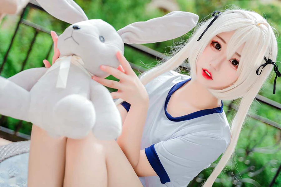 猫君君MaoJun – 体操服穹妹 cosplay-第1张