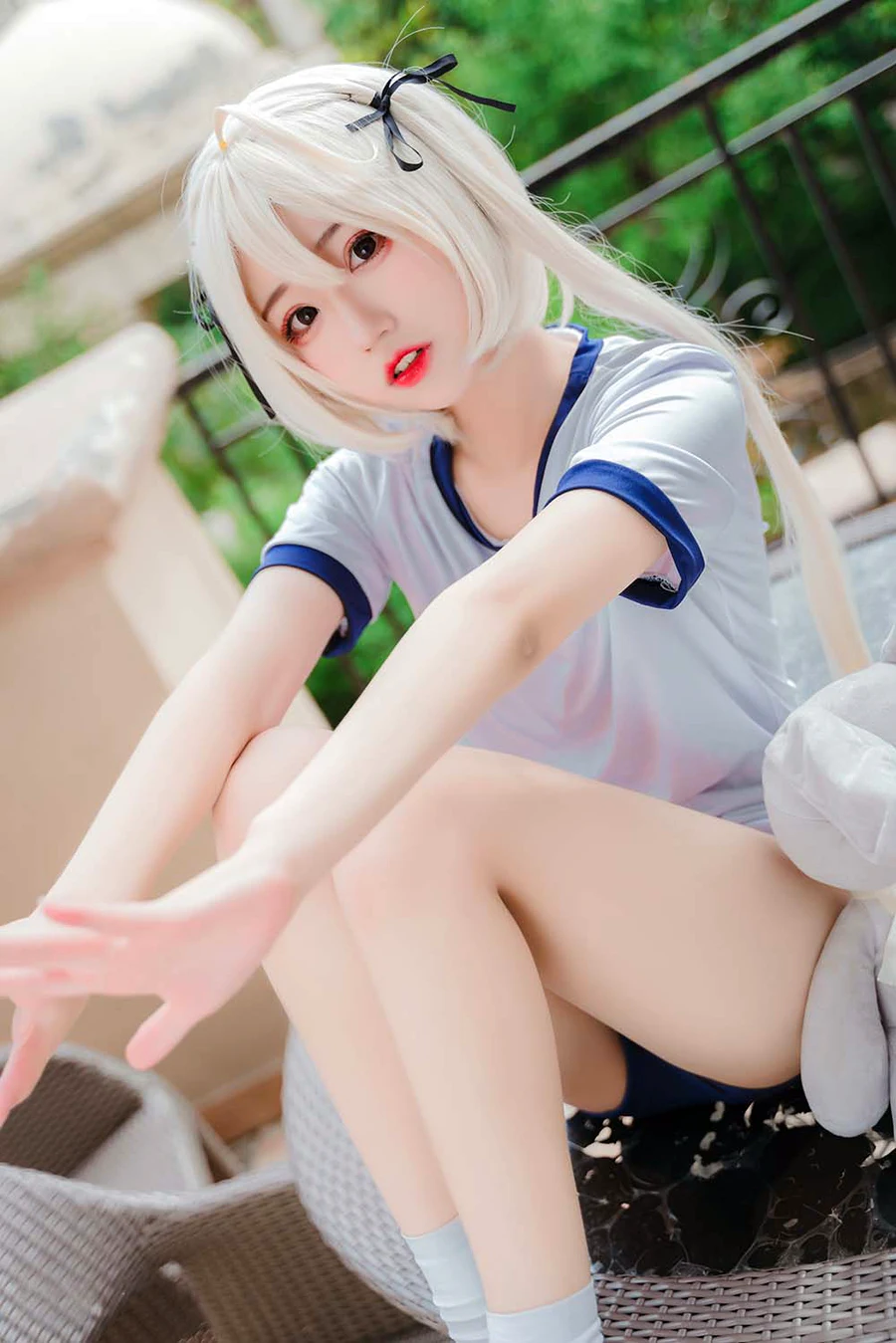 猫君君MaoJun – 体操服穹妹 cosplay-第2张