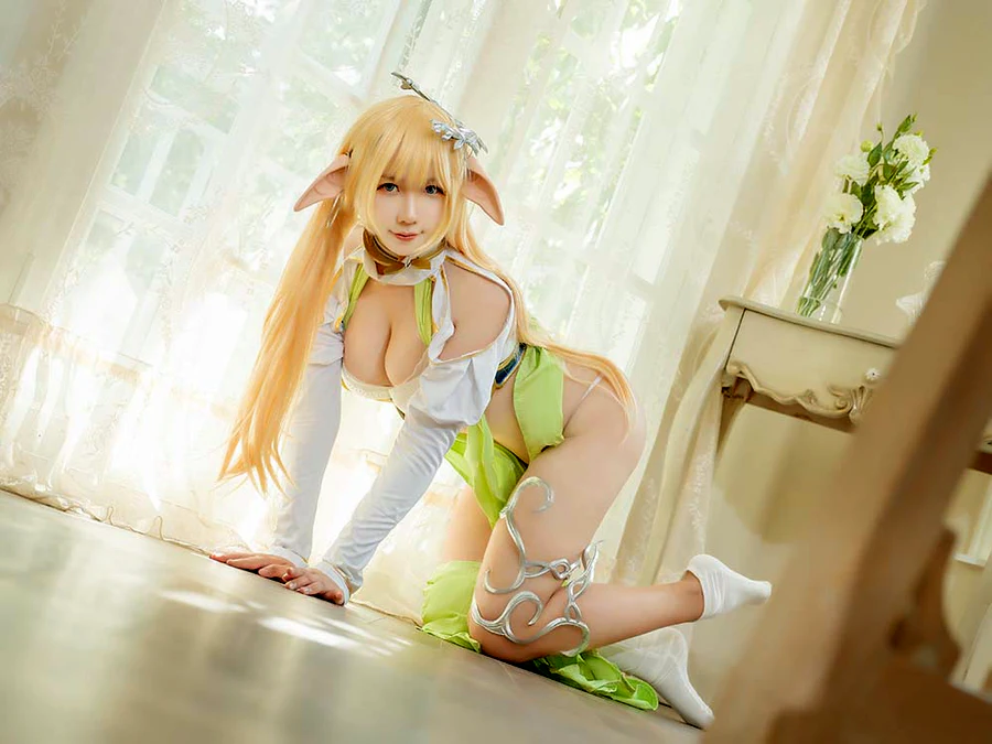 麻花麻花酱 – 精灵村 cosplay-第2张