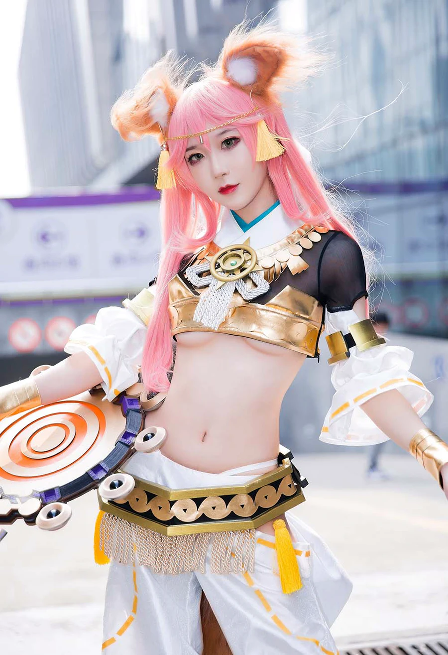 阿包也是兔娘 – 玉藻前 cosplay-第1张