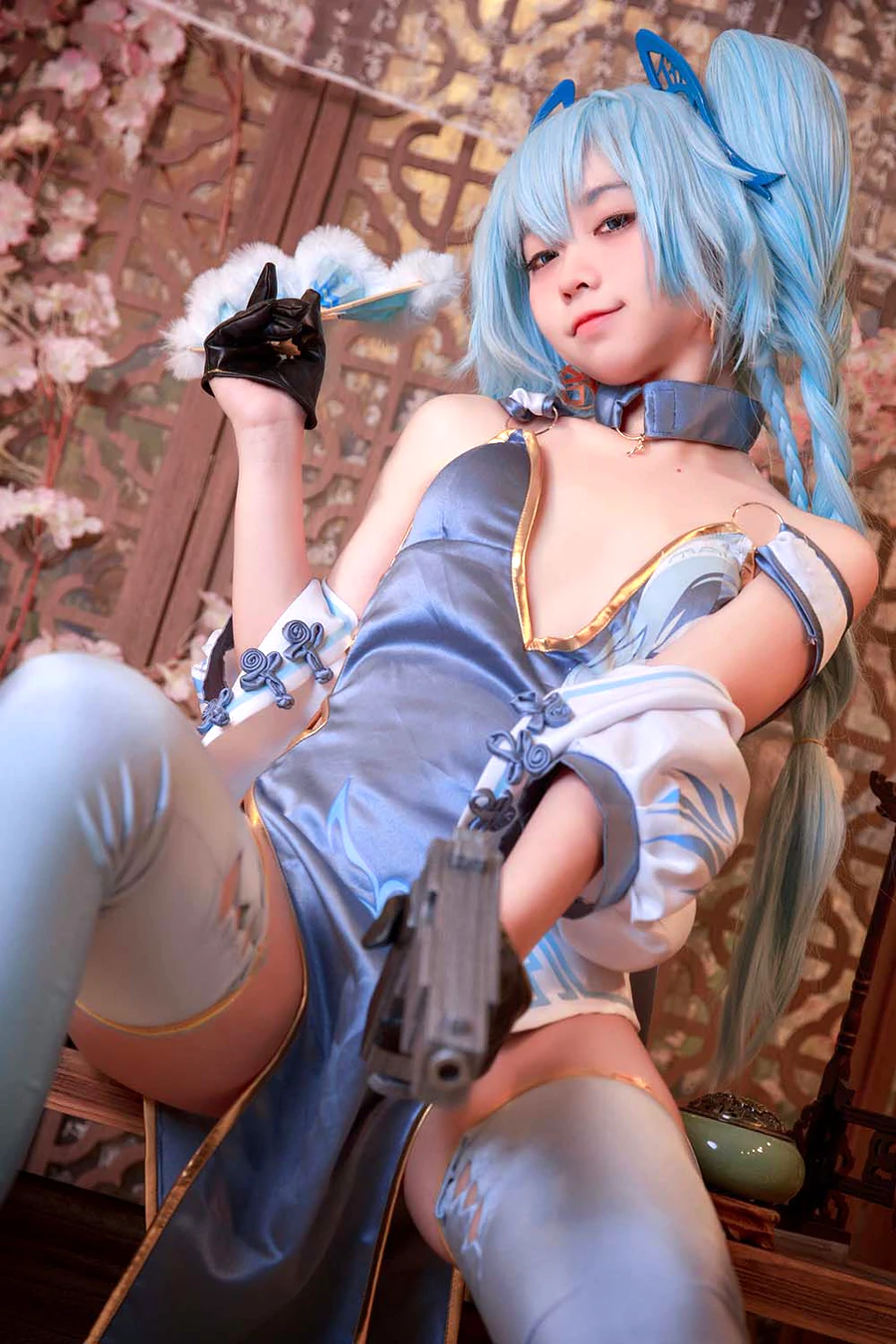 G44不会受伤 – Pa15翠雀媚 cosplay-第2张