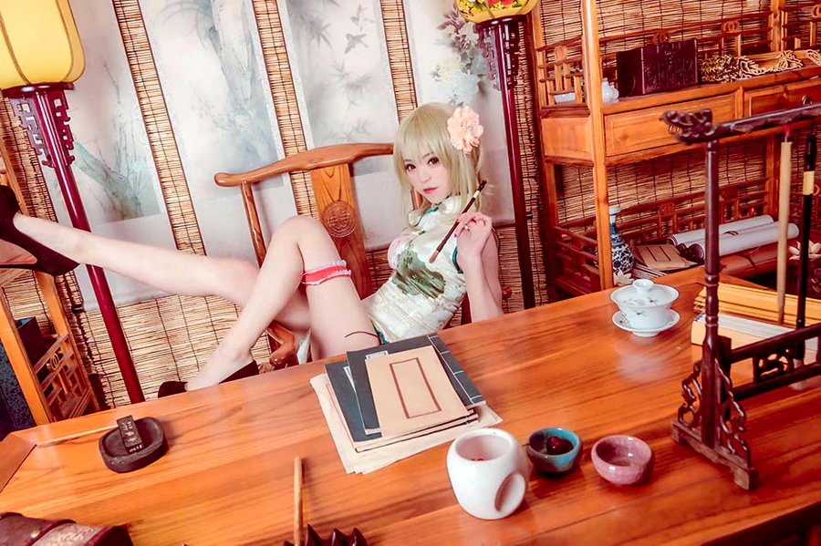 KETTOE – v家 gumi 旗袍 cosplay-第2张