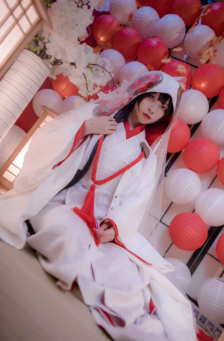 二佐Nisa – 花嫁 cosplay-第2张