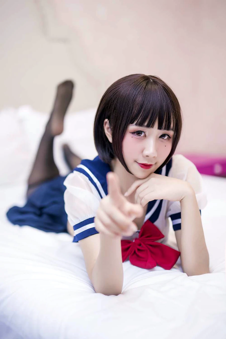 九曲Jean – JK透明制服 cosplay-第2张