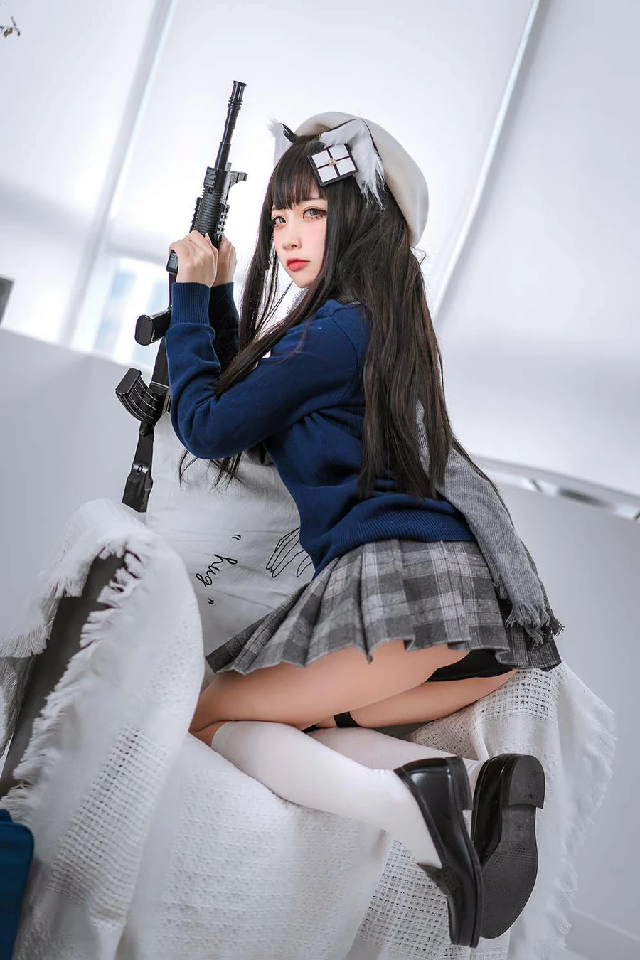 二佐Nisa – 95式JK cosplay-第2张